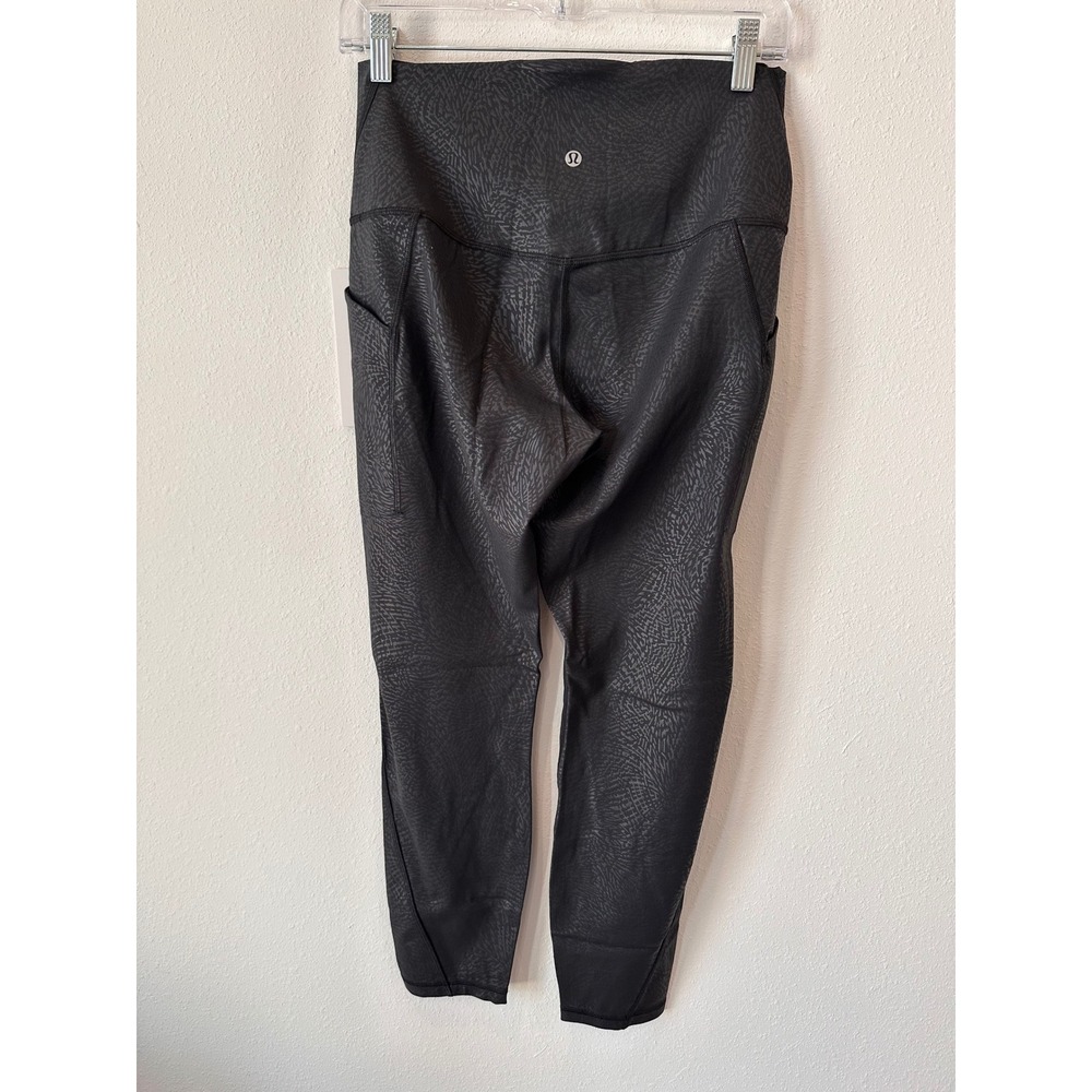 Lululemon Align High-Rise Pant 25 Pockets Ripple Wave Black Multi size 6 - Picture 4 of 4